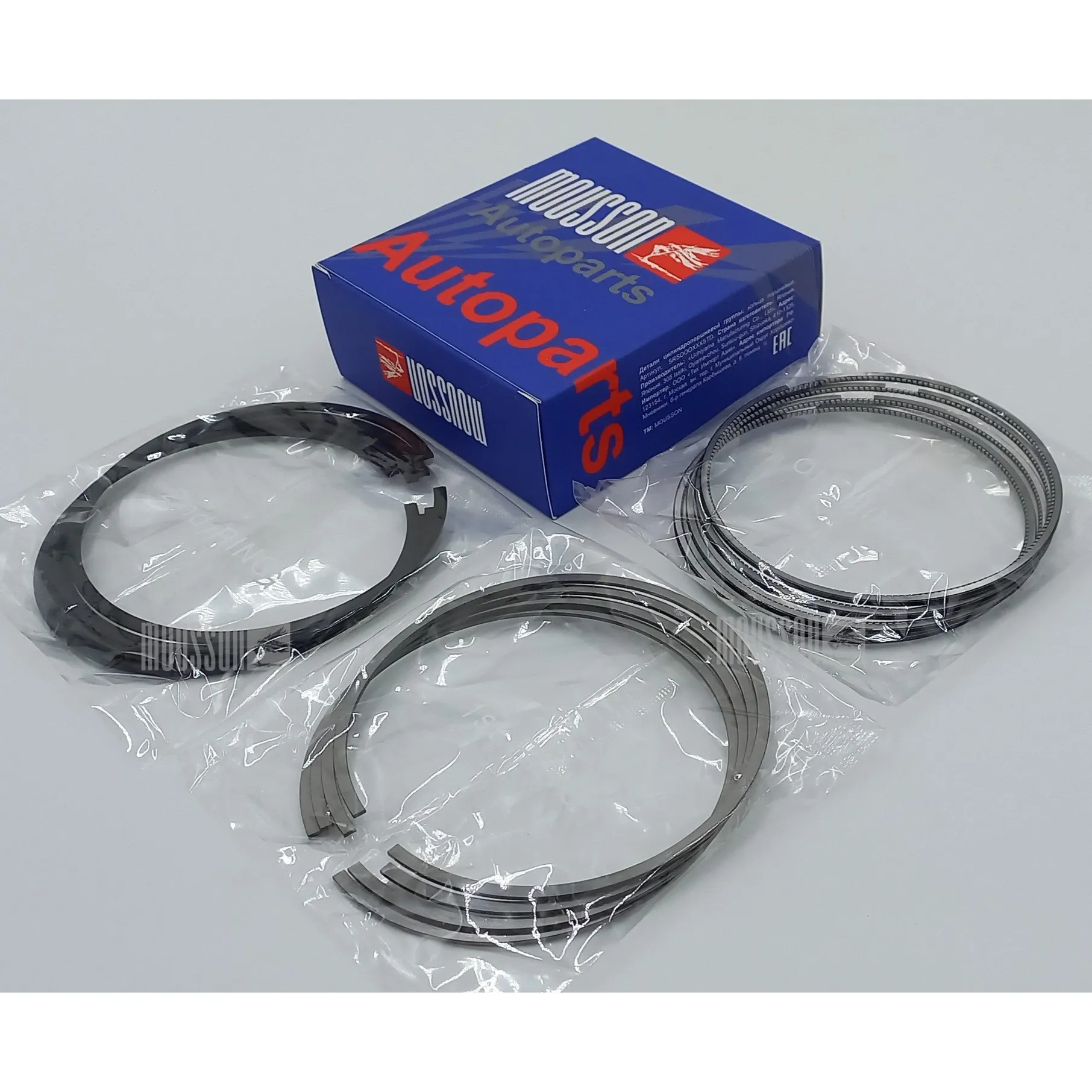 Кольца комплект TOYOTA 2TR-FE 95X1.2X1.2X2.0 стандарт на 1 цилиндр MOUSSON SRS2TRFESTD