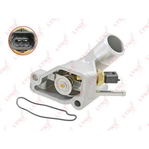 Термостат 92С (ал. корпус, прокладка, датчик) LYNXauto CT-1670