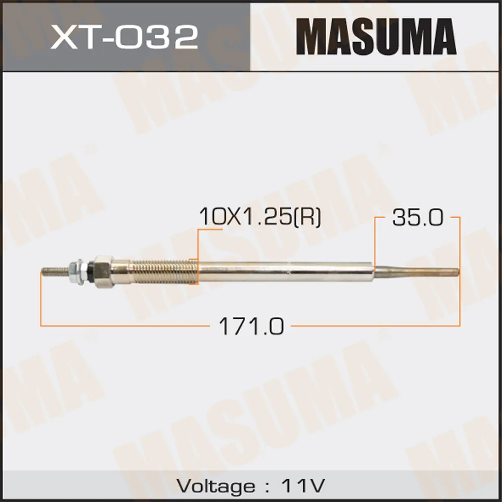 Свеча накаливания TOYOTA AVENSIS MASUMA XT-032