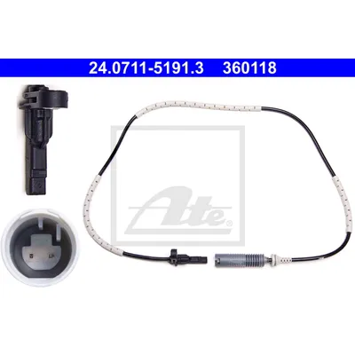 Датчик АБС задний BMW 1/3 E81/E87/E90 ATE 24071151913