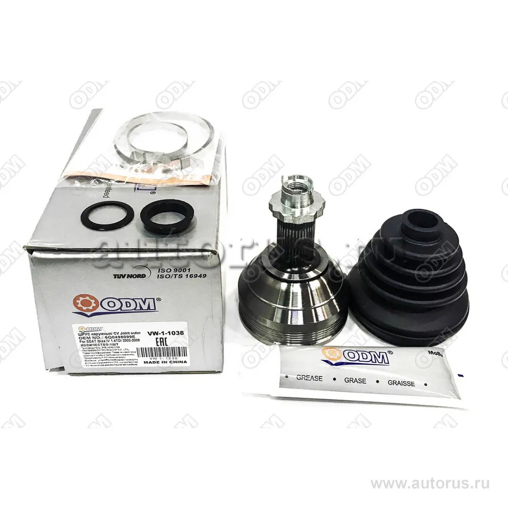 ШРУС наружный (к-кт) SEAT Ibiza IV 1.4TDI 2002-2009