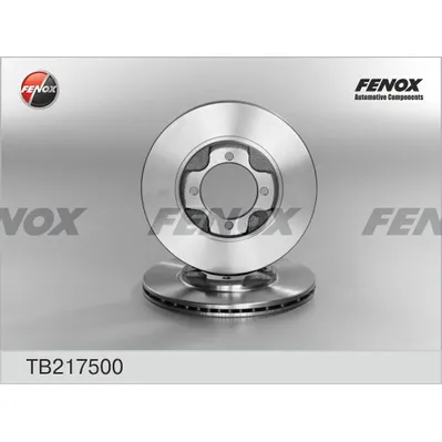 Диск тормозной передний MAZDA 323 85-93 238X18X4; FENOX TB217500