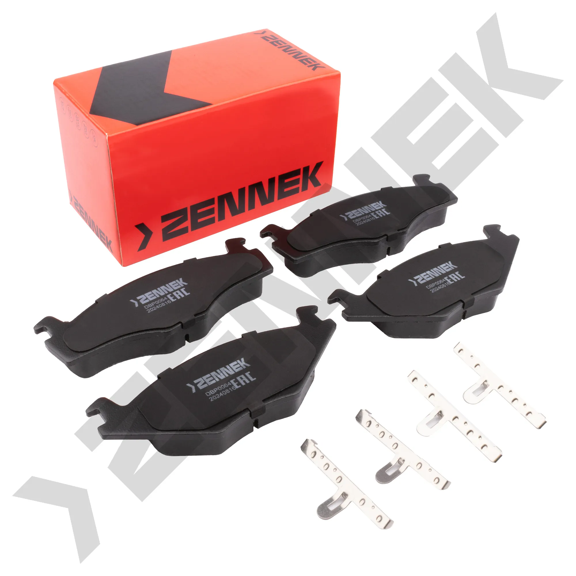 Колодки тормозные дисковые передние VW CADDY 79-92, GOLF 1/2/3 74-97 ZENNEK DBP0064