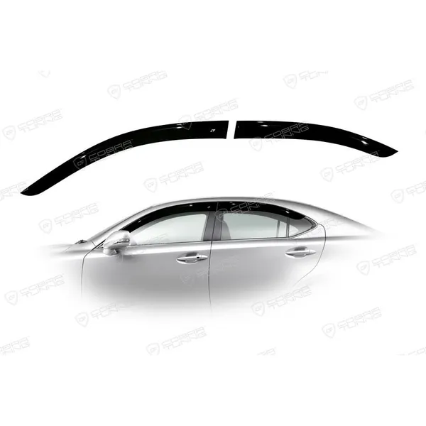 Дефлектора на окна Lexus IS II (XE20) Sd 2005-2010EuroStandard деф.окон Cobra Tuning LE20905