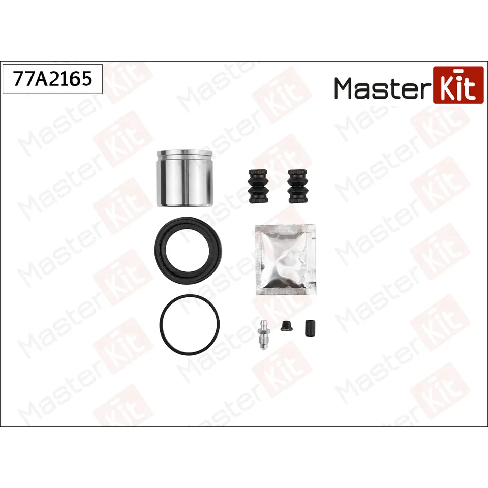 Ремкомплект тормозного суппорта + поршень Skoda FABIA II (542) 2006 - 2014 MASTERKIT 77A2165