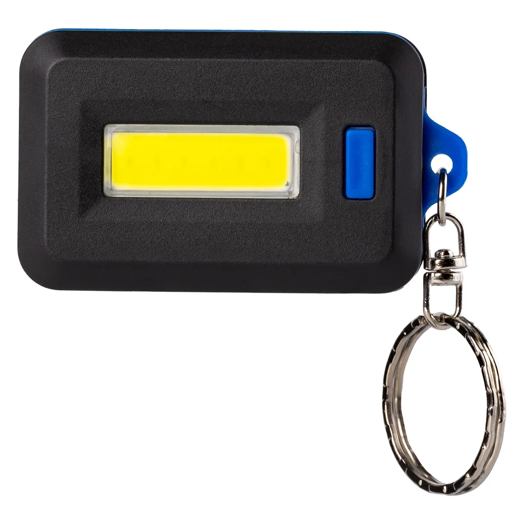 Фонарь брелок COB, батареи AAA*3 шт, кольцо, 6х3.5 см, Smartbuy SMARTBUY SBF-845