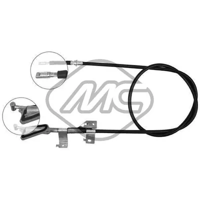 Трос ручника NIS ALMERA TINO ALL DX R Metalcaucho 82340