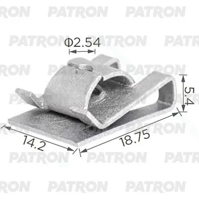 Гайка металлическая Гайка U-образная M4,2x0,5x2 PATRON P37-3963