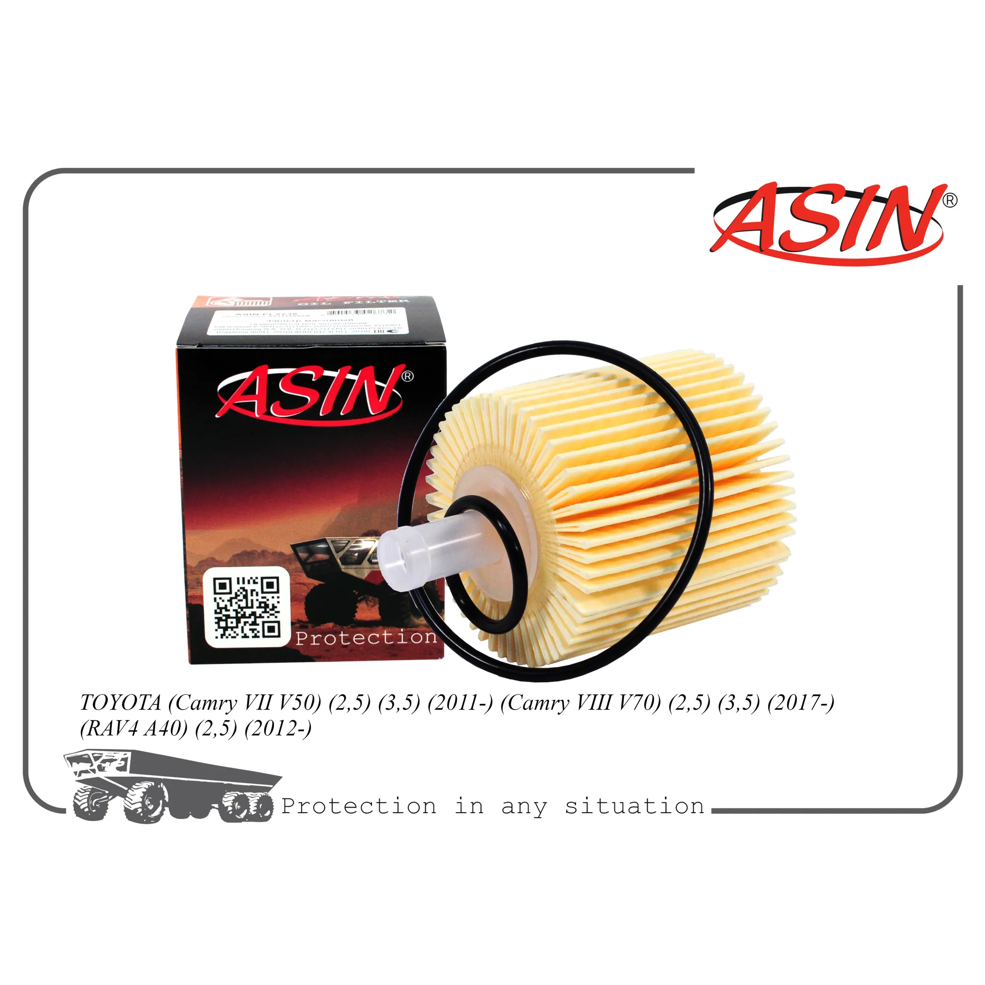 Фильтр масляный 04152-YZZA1/ASIN.FL2494 ASIN ASIN ASINFL2494