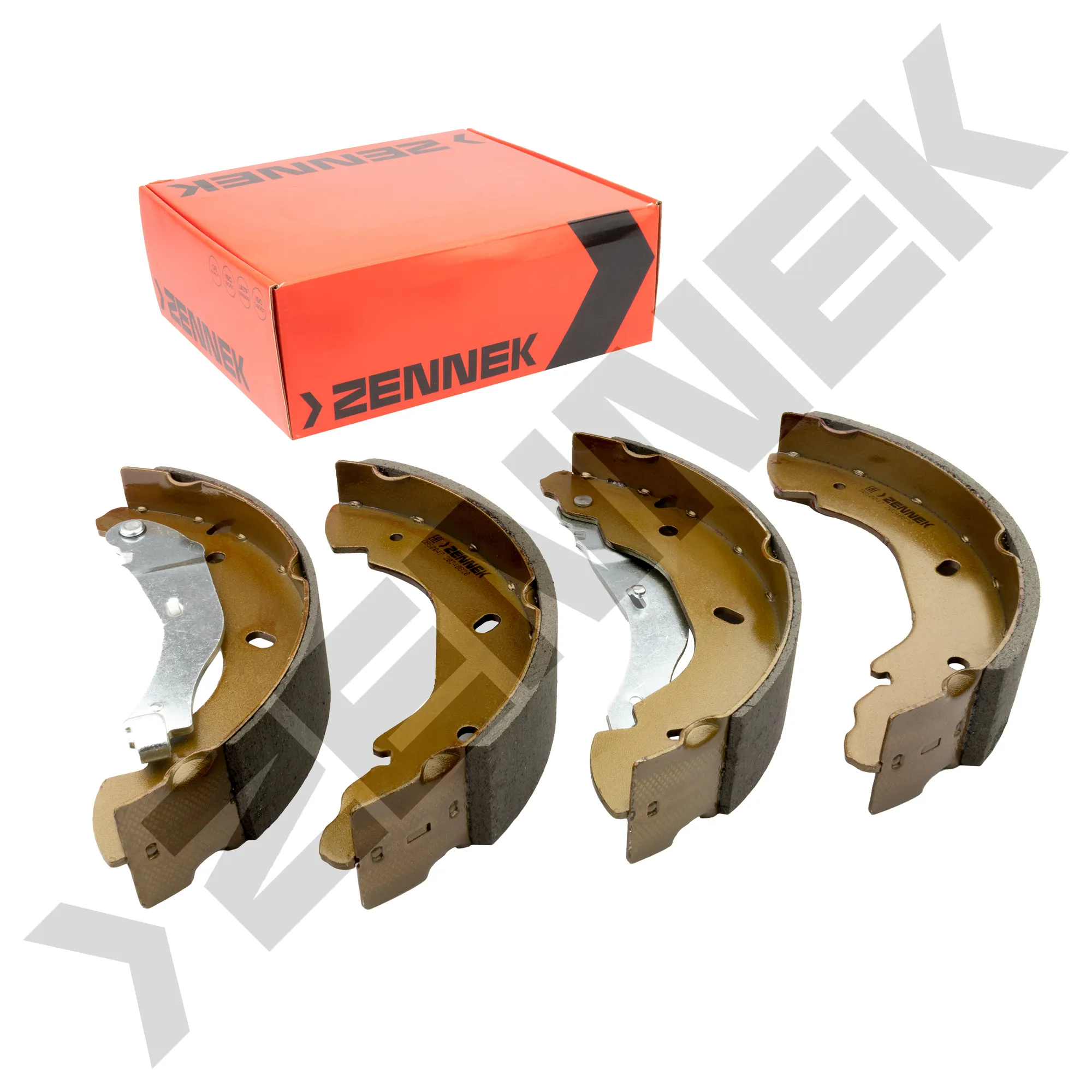 Колодки тормозные барабанные FORD TRANSIT 00-14, ZENNEK DBS0047