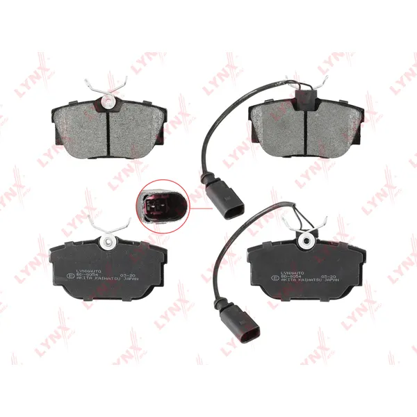 Колодки тормозные LYNXauto BD-8054