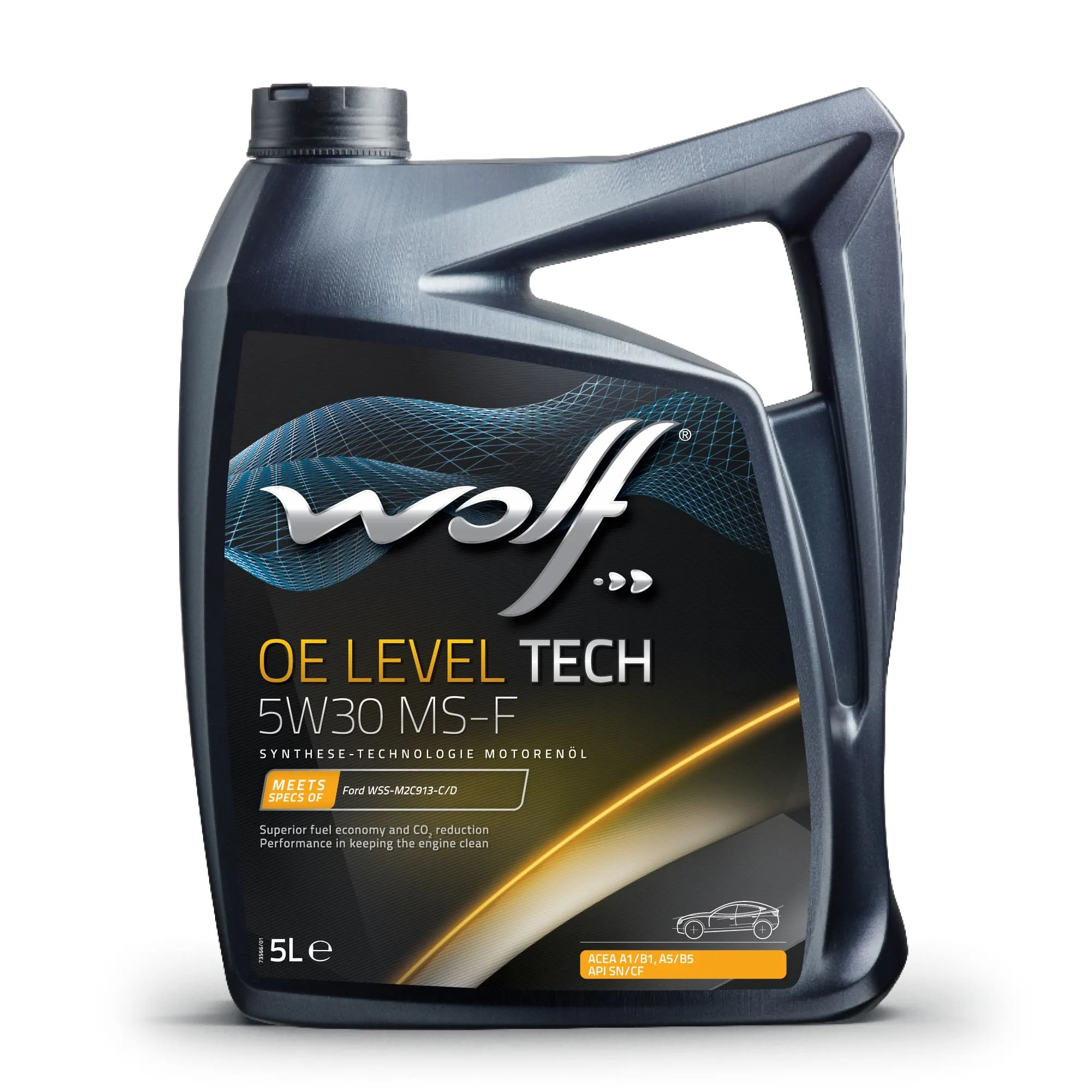 Масло моторное OE LEVEL TECH 5W30 MS-F 5L Wolf 1043907