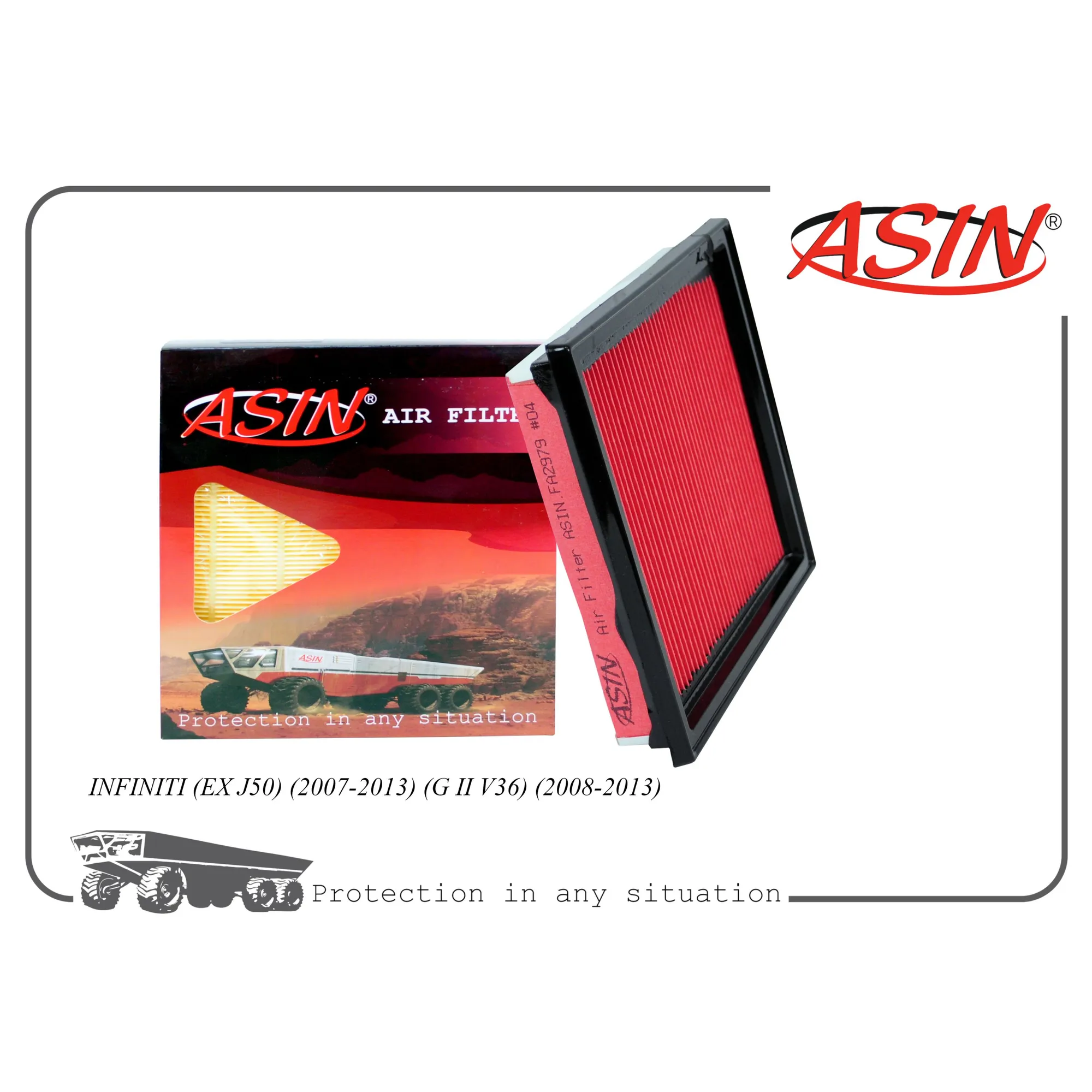 Фильтр воздушный 16546-JK20A/ASIN.FA2979 ASIN ASIN ASINFA2979