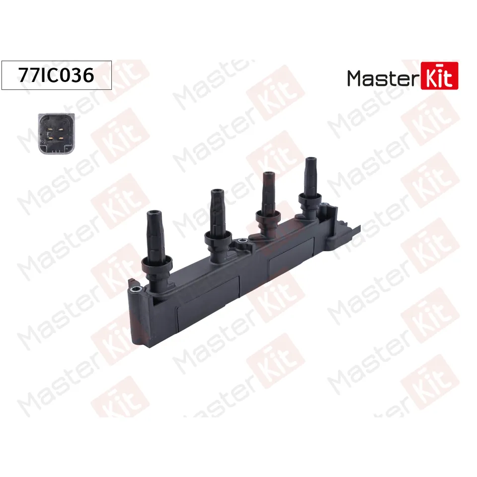 Катушка зажигания PEUGEOT 407 1.8/2.0 MASTERKIT 77IC036