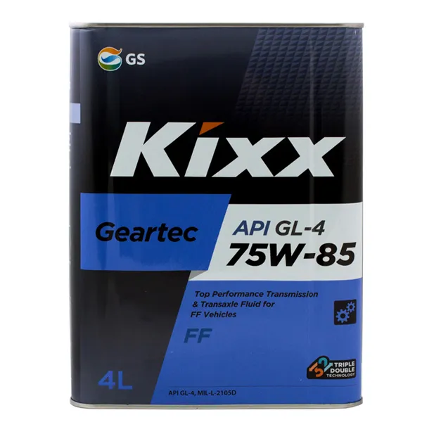 Масло трансмиссионное KIXX GEARTEC FF GL-4 75W85 полусинтетическое 4 л L271744TE1