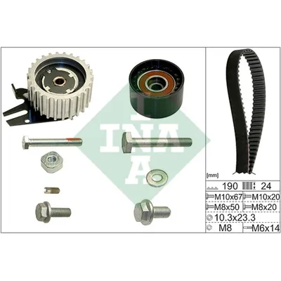 Ремень ГРМ [190 зуб., 24mm] + 2 ролика