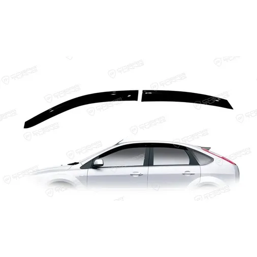 Дефлектора на окна Ford Focus II Sd/Hb 5d 2004-2011EuroStandard деф.окон Cobra Tuning FE30604