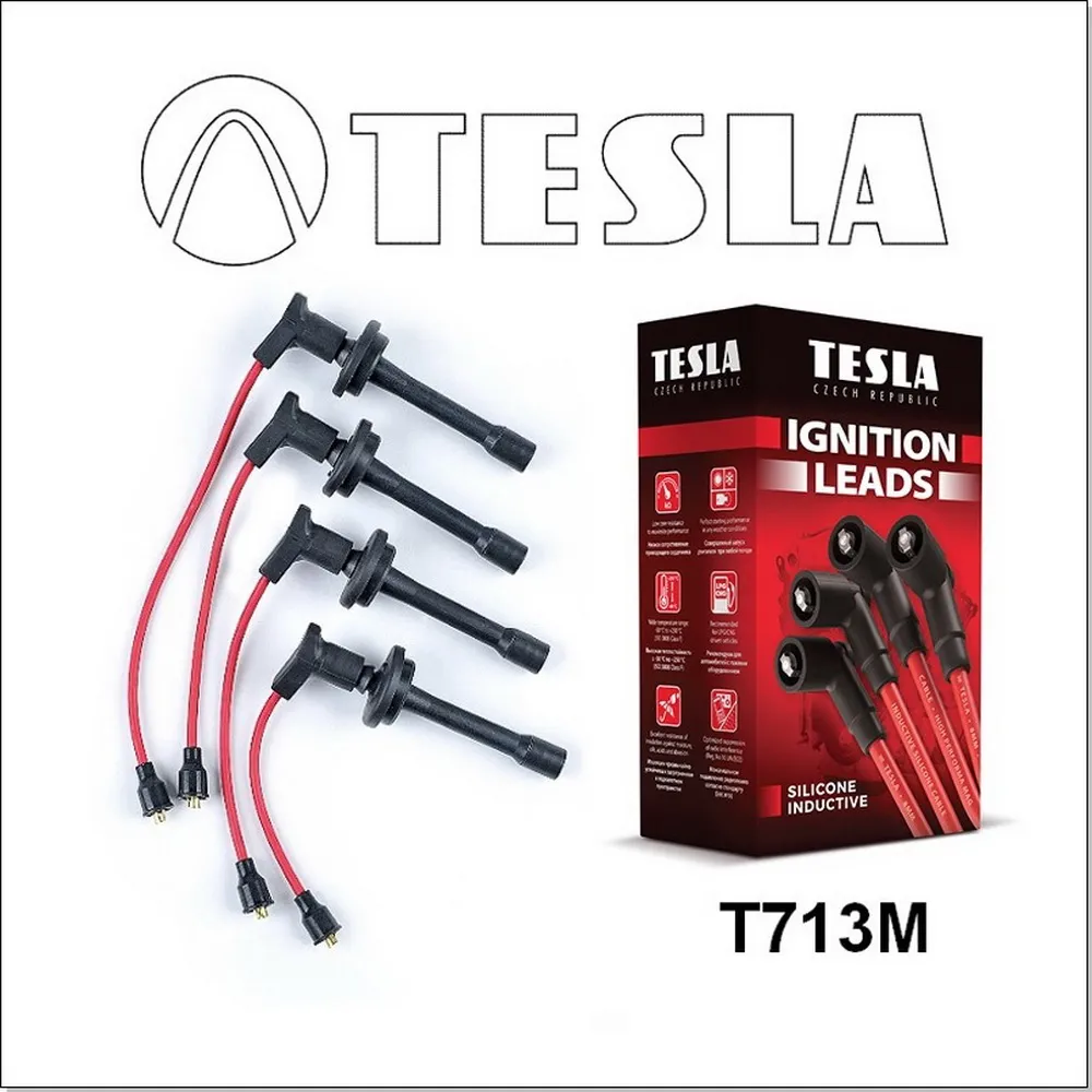 Провод высоковольтный к-т ГАЗ ЗМЗ-405,406 TESLA INDUCTIVE (T713M) T713M