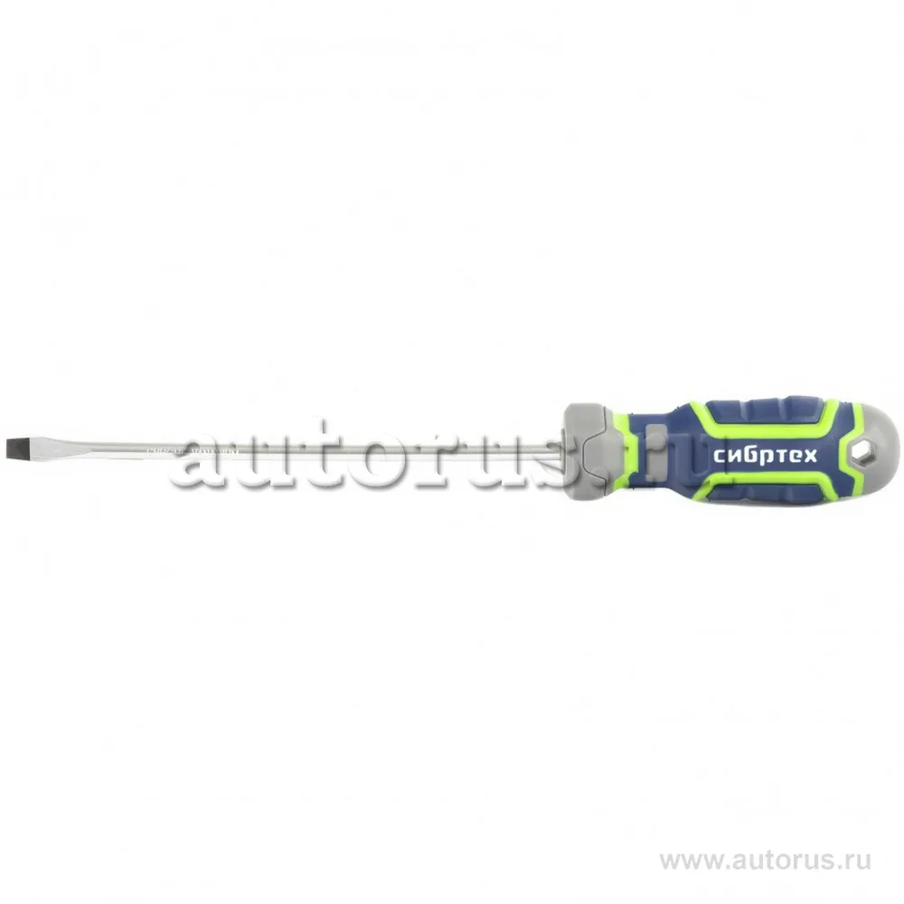 Отвертка SL5x150 мм, CrV, четырехкомпонентная рукоятка СИБРТЕХ 12265