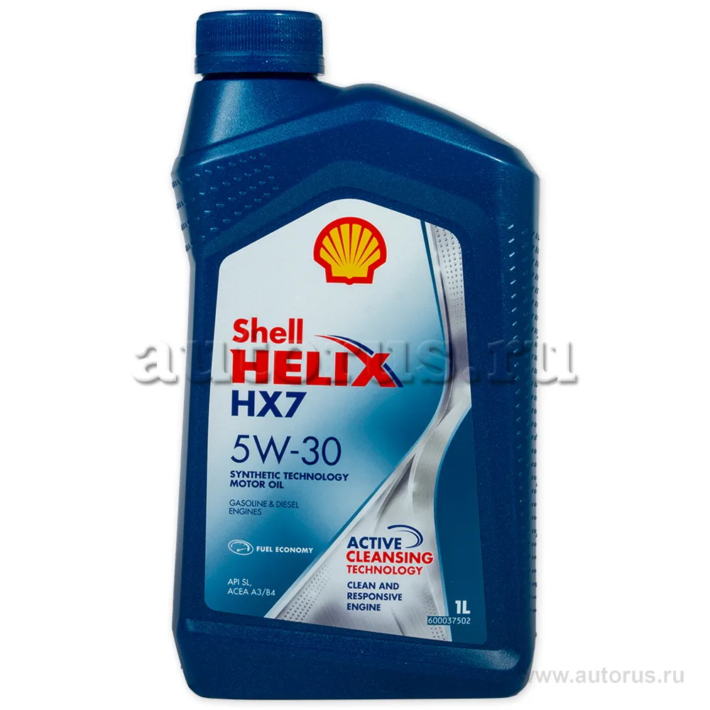 Масло моторное SHELL Helix HX7 5W-30 полусинтетическое 1 л 550046376