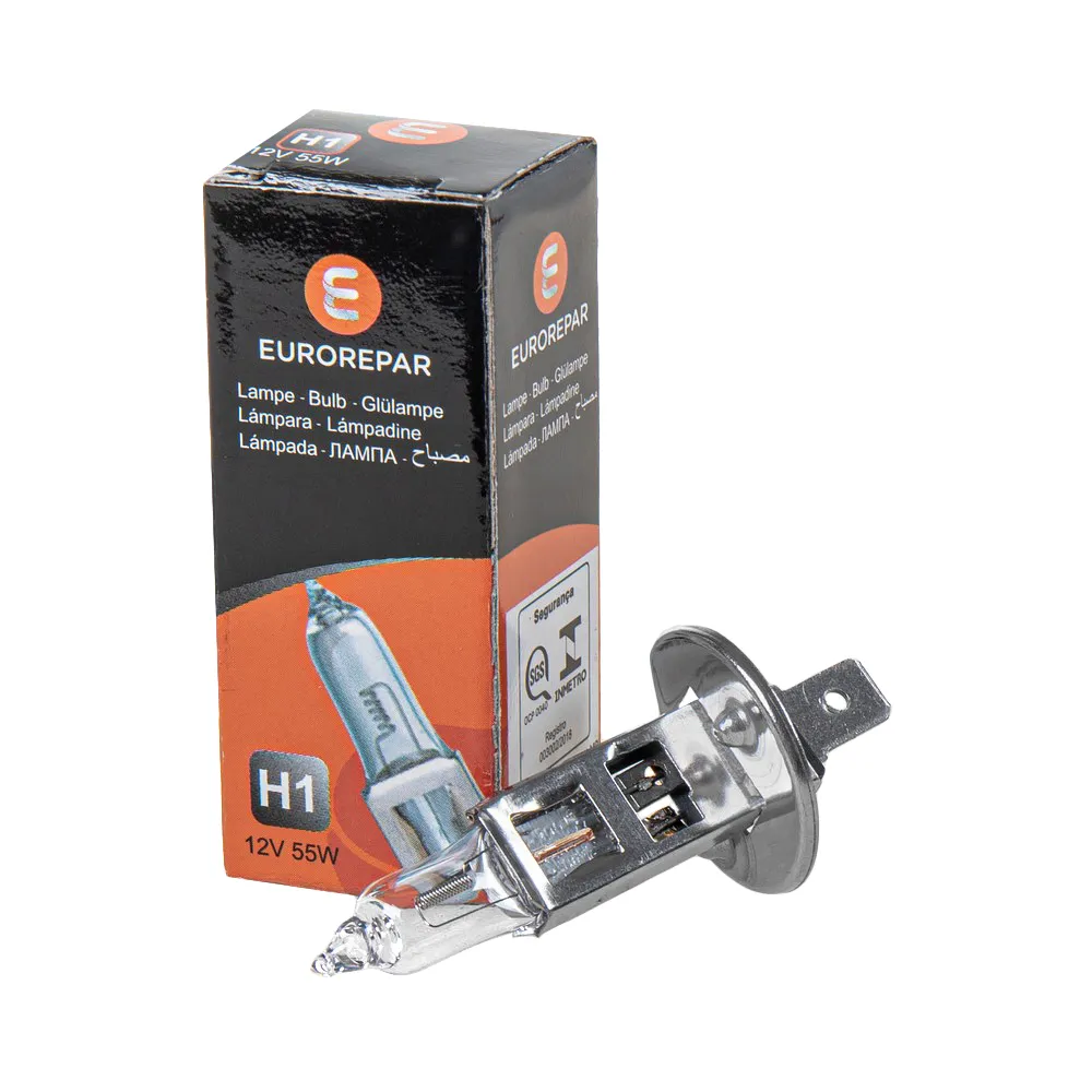 Лампа 12V H1 55W EUROREPAR 1 шт. картон 1616430880