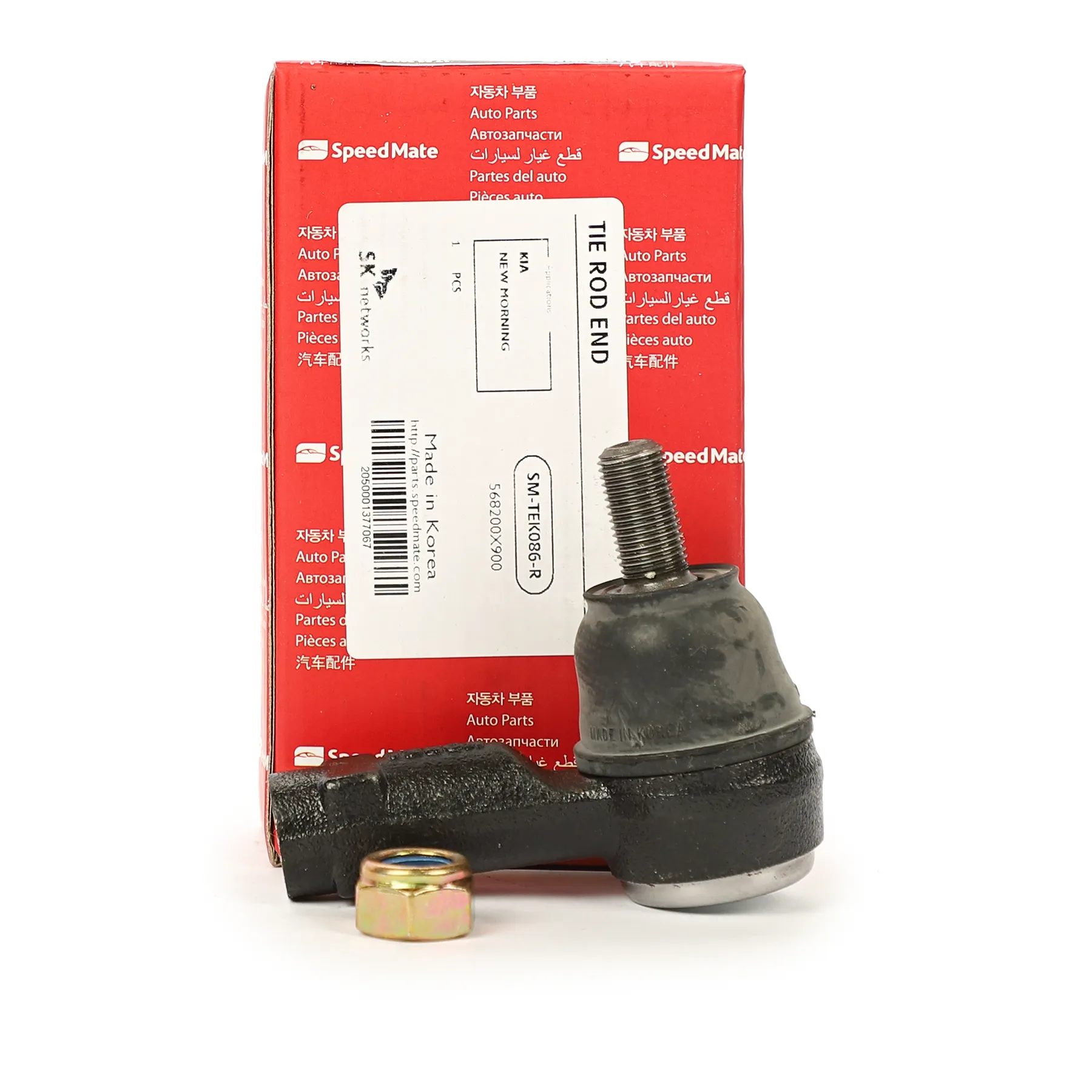 Наконечник рулевой L=R HYUNDAI I10 (PA)/KIA Picanto SPEEDMATE SM-TEK086