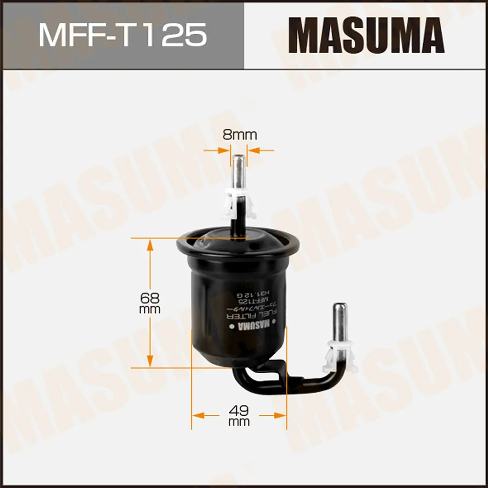 Фильтр топливный высокого давления TOYOTA LAND CRUISER MASUMA MFF-T125