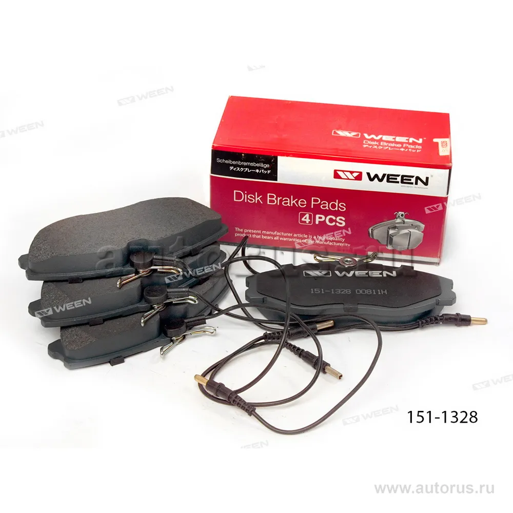 Тормозные колодки дисковые передние PEUGEOT 406 WEEN 151-1328