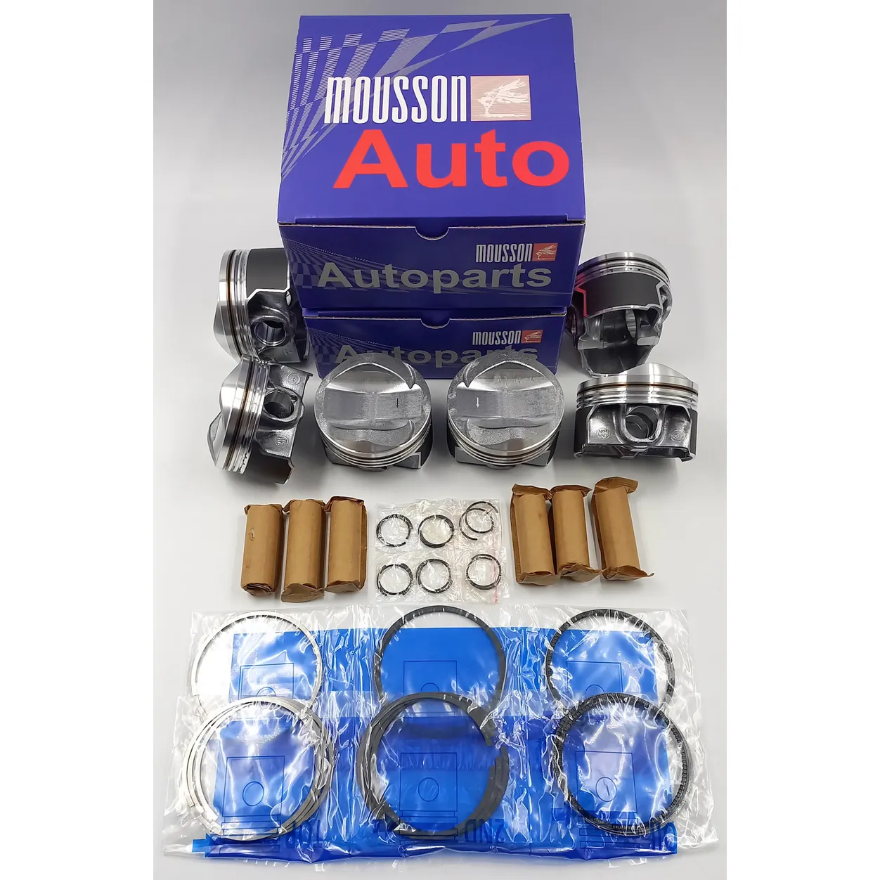Поршень кольца комплект VW 3.0T EA837 3.0T 22mm на 1 цилиндр MOUSSON SPR30TEA83722STD