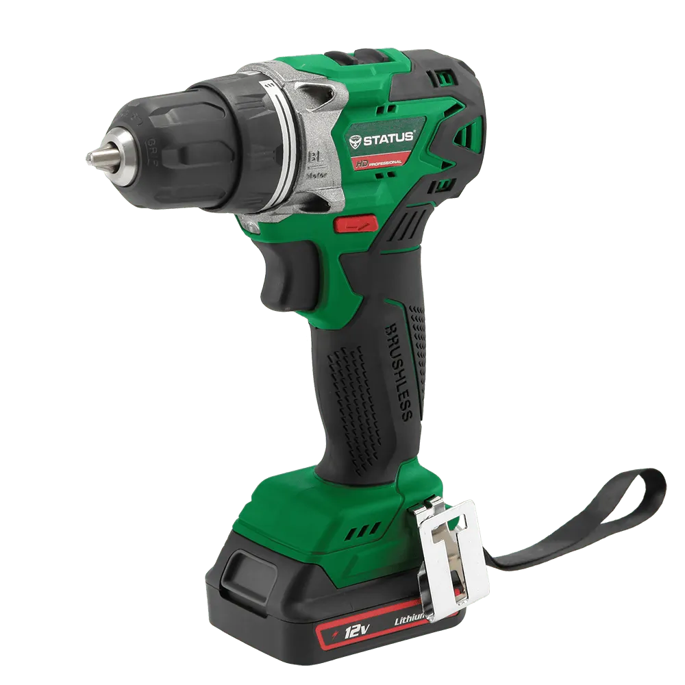 Дрель-шуруповерт аккумуляторная CTW 12-2Li12V, 2 Ач х 2шт, 0-450/0-1450 об/мин STATUS 07125701