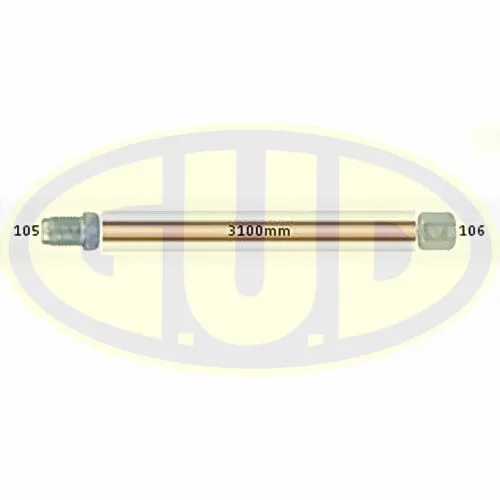 ТРУБКА ТОРМОЗНАЯ WP-191 L3100MM МЕДНАЯ G.U.D 1051063100