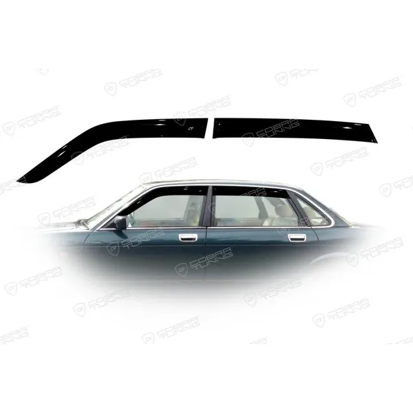 Дефлектора на окна Jaguar XJ (XJ40) Sd 1986-1994EuroStandard деф.окон Cobra Tuning JE20786