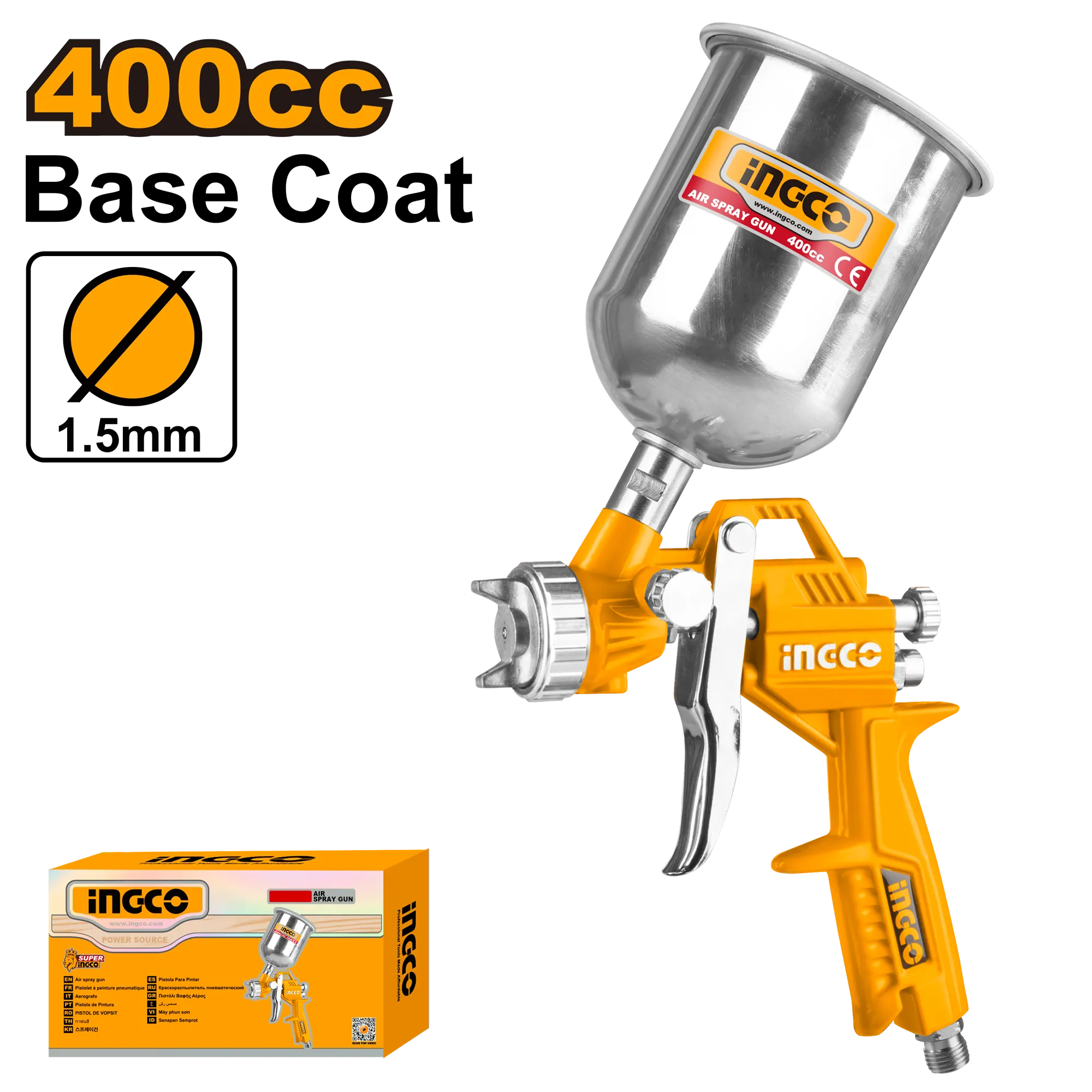 Краскопульт пневматический INGCO ASG4041