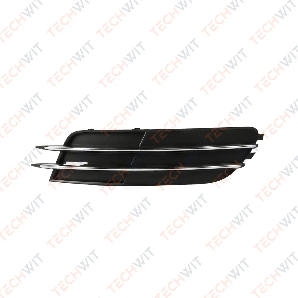 Накладка фары противотуманной Прав. с хромом глухая Audi A6 2011-2014 TECHWIT BD003ADI114CR