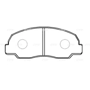 Тормозные колодки CTR CKMZ-55