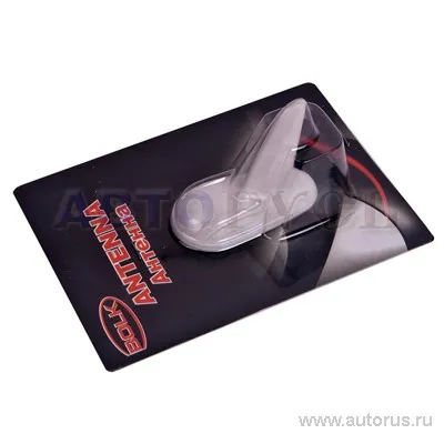 Антенна декоративная Плавник самоклеющаяся белая BOLK BK01601