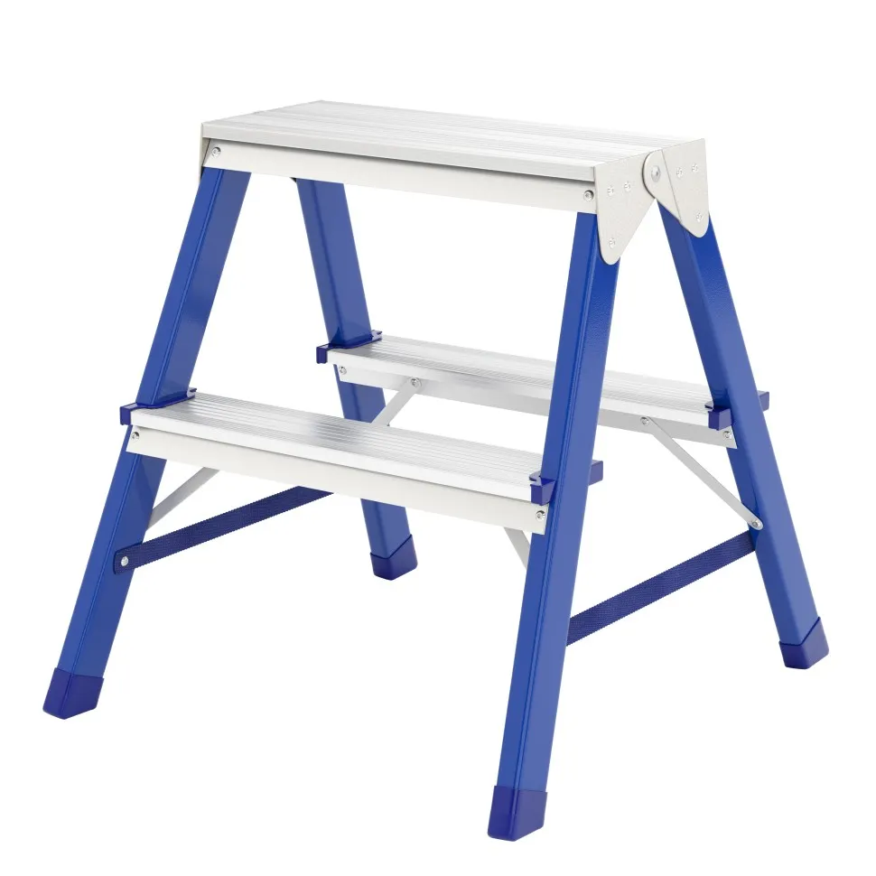 Стремянка двусторонняя 2 ступени, стальная, , СИБРТЕХ 97932