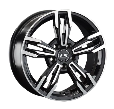 Диск литой R15 6.5J 4x100/60.1 ET40 LS 844 BKF S042809 LS артикул ...